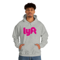 Driver Delivery Hoodie - New Logo Lyft, Lyft, Ride Share Hooded Sweatshirt - Unisex Heavy Blend Hoodie