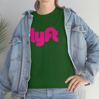 Driver Delivery T Shirt - New Lyft Logo, Lyft, Ride Share Shirt - Short Sleeve Unisex Tees - Heavy Cotton