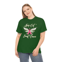 Breast Cancer - United States Postal Worker Postal Wear Post Office Postal Shirt - Heavy Cotton Short Sleeve Unisex