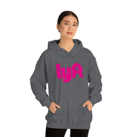 Driver Delivery Hoodie - New Logo Lyft, Lyft, Ride Share Hooded Sweatshirt - Unisex Heavy Blend Hoodie