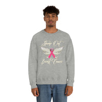 Breast Cancer Sweatshirt w - United States Postal Worker Postal Wear Post Office Postal - Unisex Crewneck Sweatshirt