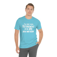 Until Retirement Bella Canvas Unisex T Shirt - United States Postal Worker Postal Wear Post Office Postal Shirt