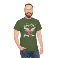 Breast Cancer - United States Postal Worker Postal Wear Post Office Postal Shirt - Heavy Cotton Short Sleeve Unisex