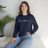 Mail Woman Sweatshirt - United States Postal Service Worker Postal Wear Post Office Postal Mail Lady - Unisex Crewneck Sweatshirt