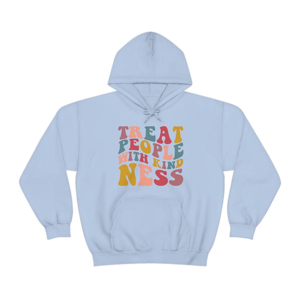 Treat People With Kindness Hooded Sweatshirt - Unisex Heavy Blend Hoodie