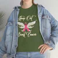 Breast Cancer - United States Postal Worker Postal Wear Post Office Postal Shirt - Heavy Cotton Short Sleeve Unisex