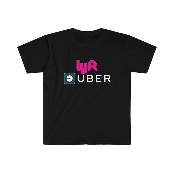 Driver Delivery Softstyle T Shirt - New Logo Uber and Lyft Both, Uber, Lyft, Ride Share Shirt - Unisex Softstyle T-Shirt