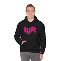 Driver Delivery Hoodie - New Logo Lyft, Lyft, Ride Share Hooded Sweatshirt - Unisex Heavy Blend Hoodie