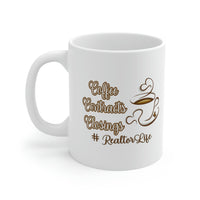 Coffee Contracts and Closings - Realtor, Realtor Gift, Coffee Cup, Real Estate - Ceramic Mug 11oz