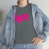 Driver Delivery T Shirt - New Lyft Logo, Lyft, Ride Share Shirt - Short Sleeve Unisex Tees - Heavy Cotton