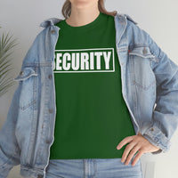 Security Front & Back Printed T Shirt - Bouncer Event Staff Uniform T-Shirt, Security Shirt, Security T Shirt, Bouncer Shirt, Staff T Shirt