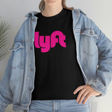 Driver Delivery T Shirt - New Lyft Logo, Lyft, Ride Share Shirt - Short Sleeve Unisex Tees - Heavy Cotton