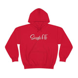 Single AF Valentine's Hoodie - Unisex Heavy Blend Hooded Sweatshirt - Funny Hoodie, Valentines Hoodie, Single Hoodie