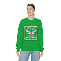 Breast Cancer Sweatshirt - United States Postal Worker Postal Wear Post Office Postal - Unisex Crewneck Sweatshirt