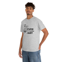 I Can Fix Stupid Shirt - Funny Shirt, Gift for Dad, Him, Brother, Son, Can't Fix Stupid Repair Man Worker Crew - Short Sleeve Unisex T Shirt