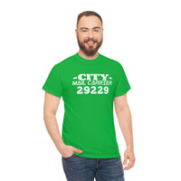 Custom City Carrier Zip Code Shirt - United States Postal Service Worker Postal Wear Post Office Postal Shirt - Heavy Cotton Unisex