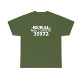 Custom Rural Carrier Zip Code Shirt - United States Postal Service Worker Postal Wear Post Office Postal Shirt - Heavy Cotton Unisex