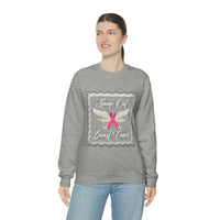 Breast Cancer Sweatshirt - United States Postal Worker Postal Wear Post Office Postal - Unisex Crewneck Sweatshirt