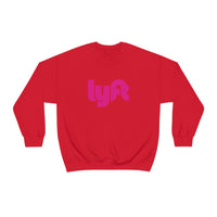 Driver Delivery Sweatshirt - New Logo Lyft, Lyft, Ride Share Sweatshirt - Unisex Heavy Blend Sweatshirt