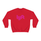 Driver Delivery Sweatshirt - New Logo Lyft, Lyft, Ride Share Sweatshirt - Unisex Heavy Blend Sweatshirt