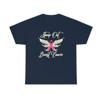 Breast Cancer - United States Postal Worker Postal Wear Post Office Postal Shirt - Heavy Cotton Short Sleeve Unisex