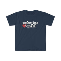 Valentine & Chill Softstyle Valentine's T Shirt - Funny Shirt, Valentines Shirt, Single Shirt