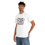 Fueled By Iced Coffee & Anxiety T Shirt - Funny Shirt - Unisex Jersey Short Sleeve Tee