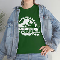 Teaching School Is A Walk In The Park T Shirt - 100% Cotton Short Sleeve Unisex T-Shirt