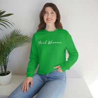 Mail Woman Sweatshirt - United States Postal Service Worker Postal Wear Post Office Postal Mail Lady - Unisex Crewneck Sweatshirt