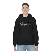 Single AF Valentine's Hoodie - Unisex Heavy Blend Hooded Sweatshirt - Funny Hoodie, Valentines Hoodie, Single Hoodie