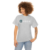 Driver Delivery T Shirt - New Logo Uber, Ride Share Shirt - Short Sleeve Unisex Tees - Heavy Cotton