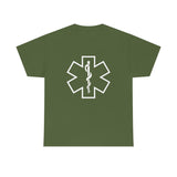 Star of Life - Paramedic EMT EMS Medic Firefighter Ambulance Doctor Nurse RN Emergency First Responder Shirt - Heavy Cotton Unisex