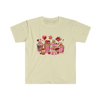 Valentines Coffee Softstyle Valentine's T Shirt - Girl Friend, Wife, Mom Valentine's, Valentines Gift