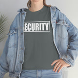 Security Front & Back Printed T Shirt - Bouncer Event Staff Uniform T-Shirt, Security Shirt, Security T Shirt, Bouncer Shirt, Staff T Shirt