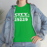 Custom City Carrier Zip Code Shirt - United States Postal Service Worker Postal Wear Post Office Postal Shirt - Heavy Cotton Unisex