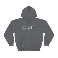 Single AF Valentine's Hoodie - Unisex Heavy Blend Hooded Sweatshirt - Funny Hoodie, Valentines Hoodie, Single Hoodie