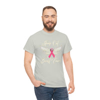 Breast Cancer - United States Postal Worker Postal Wear Post Office Postal Shirt - Heavy Cotton Short Sleeve Unisex