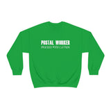 Postal Worker Caution Sweatshirt - United States Postal Worker Postal Wear Post Office Postal - Unisex Crewneck Sweatshirt