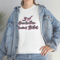 3rd Generation Badass Bitch - Bad Bitch Energy,  Funny Shirt, Funny T Shirt - Short Sleeve Unisex Jersey Tee