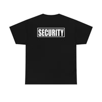 Security Front & Back Printed T Shirt - Bouncer Event Staff Uniform T-Shirt, Security Shirt, Security T Shirt, Bouncer Shirt, Staff T Shirt