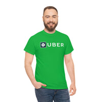 Driver Delivery T Shirt - New Logo Uber, Ride Share Shirt - Short Sleeve Unisex Tees - Heavy Cotton