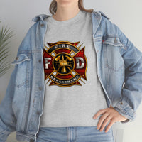 Firefighter T Shirt - Fire Department -100% Cotton Short Sleeve Unisex T-Shirt