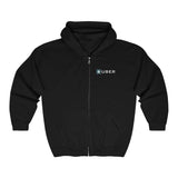 Uber - Full Zip Hooded Sweatshirt , Unisex Heavy Blend