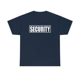 Security Front & Back Printed T Shirt - Bouncer Event Staff Uniform T-Shirt, Security Shirt, Security T Shirt, Bouncer Shirt, Staff T Shirt