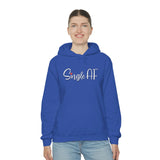 Single AF Valentine's Hoodie - Unisex Heavy Blend Hooded Sweatshirt - Funny Hoodie, Valentines Hoodie, Single Hoodie