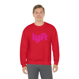 Driver Delivery Sweatshirt - New Logo Lyft, Lyft, Ride Share Sweatshirt - Unisex Heavy Blend Sweatshirt