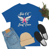 Breast Cancer - United States Postal Worker Postal Wear Post Office Postal Shirt - Heavy Cotton Short Sleeve Unisex