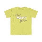 Proud Navy Mom - Unisex Softstyle T-Shirt