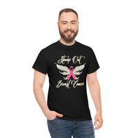 Breast Cancer - United States Postal Worker Postal Wear Post Office Postal Shirt - Heavy Cotton Short Sleeve Unisex