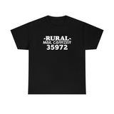 Custom Rural Carrier Zip Code Shirt - United States Postal Service Worker Postal Wear Post Office Postal Shirt - Heavy Cotton Unisex